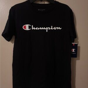 Champion Black Kids T-Shirt
